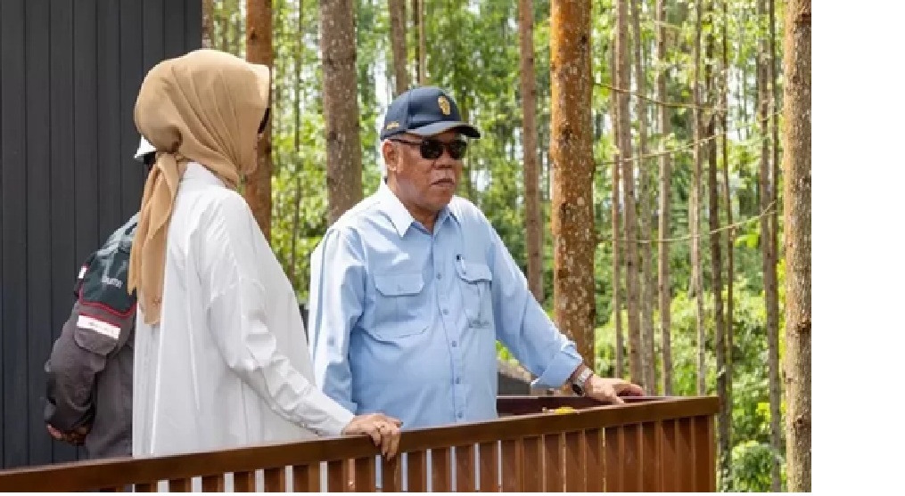 Staf Khusus Wakil Presiden Gibran Rakabuming Raka, Tina Talisa mengunjungi KIPP IKN, Senin (20/1). (FOTO: DOK. OTORITA IKN)