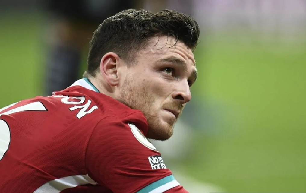 Bek kiri Liverpool Andy Robertson