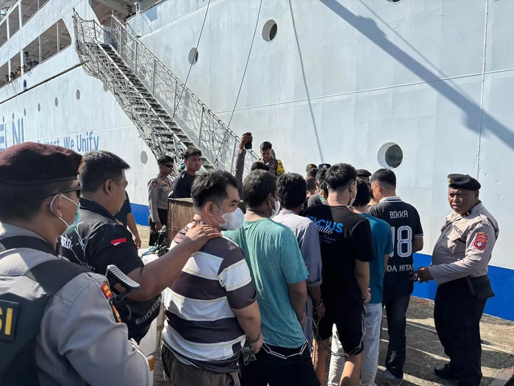 DIPINDAHKAN : Kondisi over kapasitas Lapas Kelas IIA Tarakan membuat 27 WBP dipindahkan ke Lapas luar daerah. (LAPAS KELAS IIA TARAKAN)