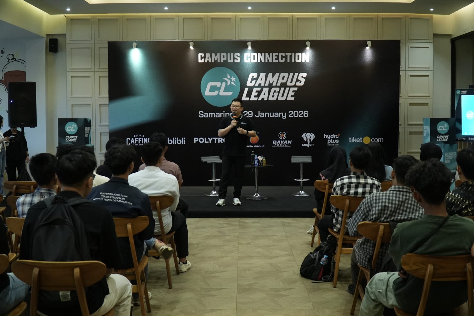 Kegiatan Campus Connection di Champione Sports Arena and Cafe Samarinda (Istimewa)
