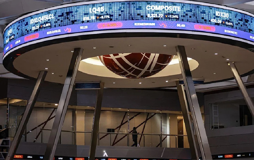 Ilustrasi Bursa Efek Indonesia.