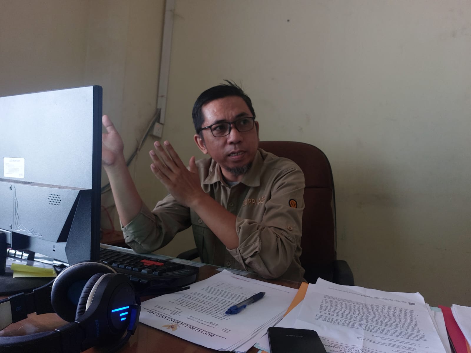 Kepala Bidang Pengadaan, Pemberhentian, dan Informasi ASN BKPSDM Kukar, Ronny Fatinasahrani (Elmo/Prokal.co)