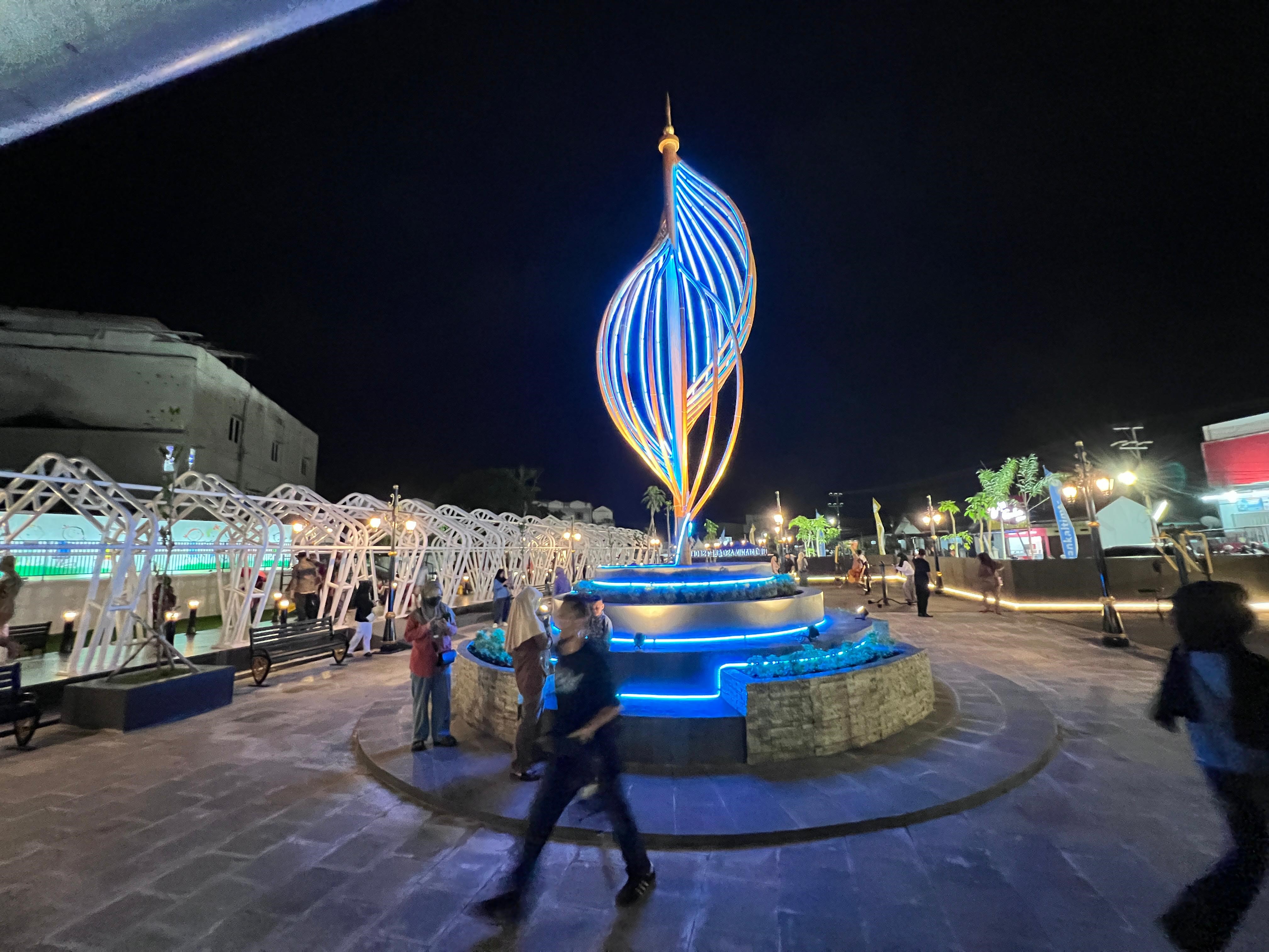 BERTAMBAH: Taman Kreatif Pea Paser di Jalan Jenderal Sudirman resmi dibuka pada Jumat, 30 Januari 2026.