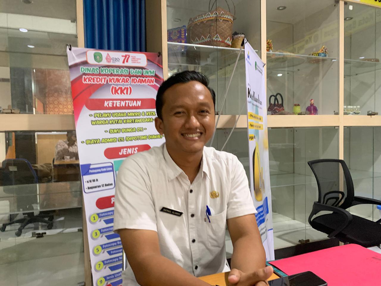 Kabid Pengembangan UKM DiskopUKM Kukar, Fathul Alamin (Elmo/Prokal.co)
