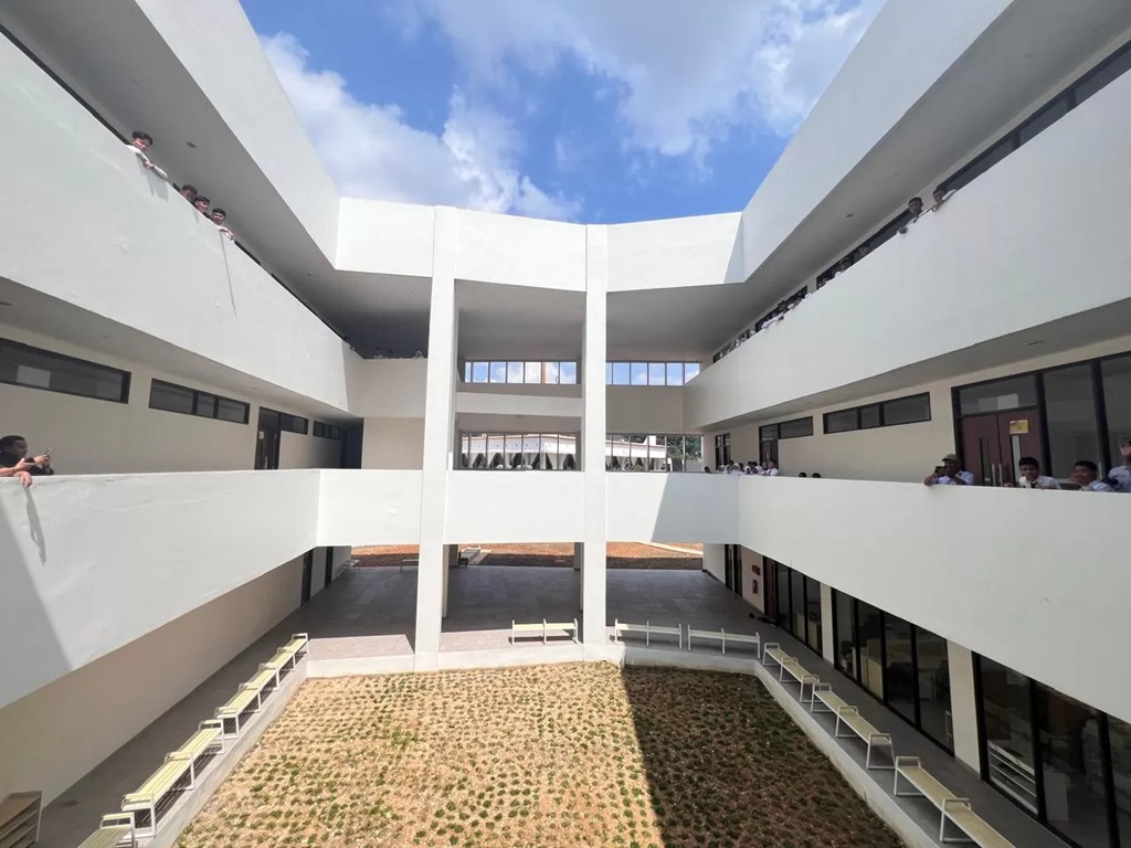 Sekolah Terpadu di Jalan Jakarta, Loa Bakung, Samarinda, menjadi sekolah percontohan dengan penerapan pembelajaran bilingual atau kecakapan dua bahasa. (MELI/SAPOS)