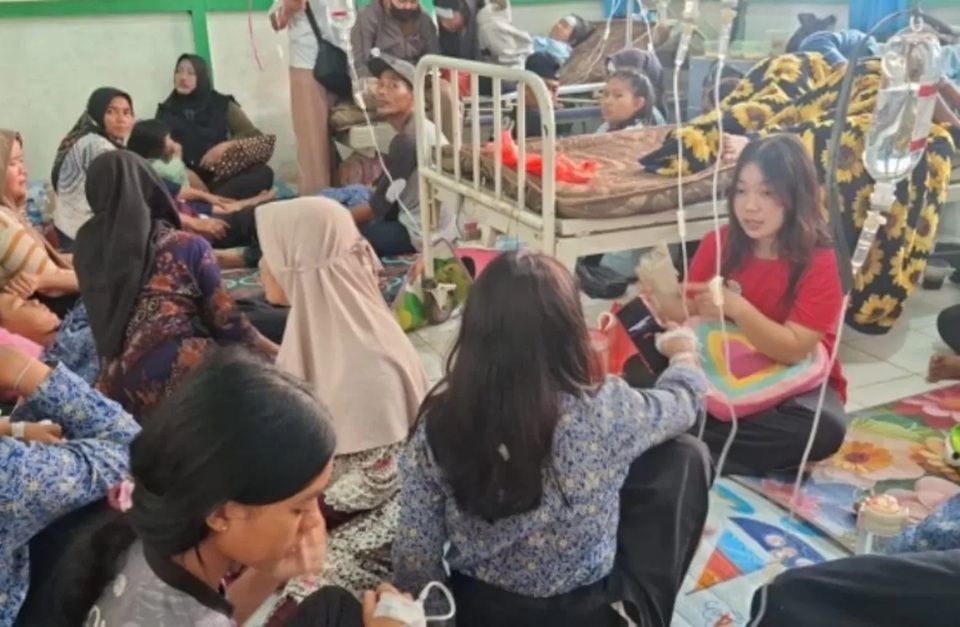 Ratusan siswa dirawat di Puskesmas usai menyantap menu MBG di Ketapang pada Kamis (5/2) sore. (ISTIMEWA)
