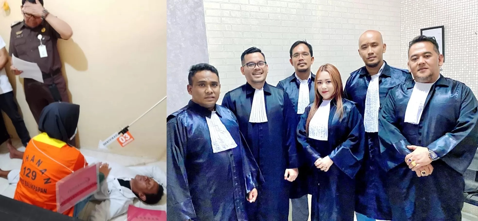 Rekonstruksi kasus pembunuhan ketua RT 02 Baru Ulu, Balikpapan Barat, beberapa waktu lalu. Dan 6 orang kuasa hukum menyampaikan pihak keluarga meminta dilakukannya rekonstruksi ulang.(MOESO/BALPOS)