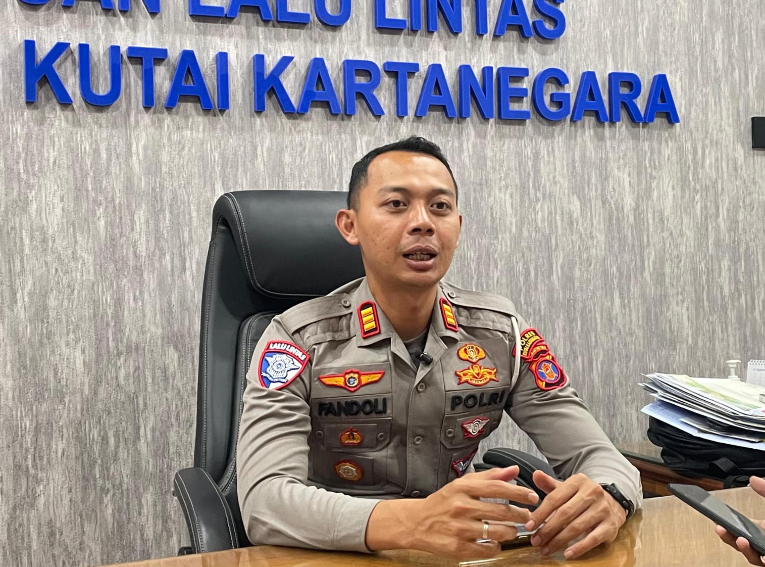 Kasat Lantas Polres Kukar AKP Ahmad Fandoli (Istimewa)  