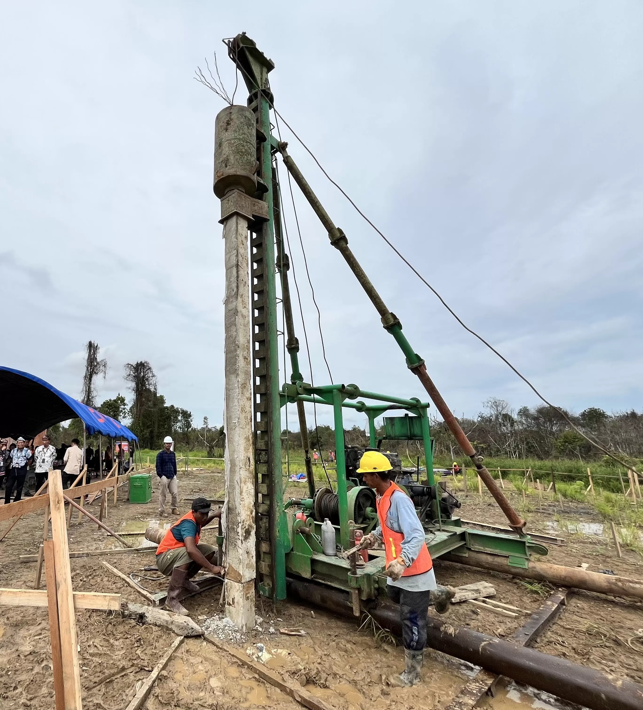ILUSTRASI: Konstruksi menjadi penyumbang pertumbuhan tertinggi sepanjang 2025. (HRK) 