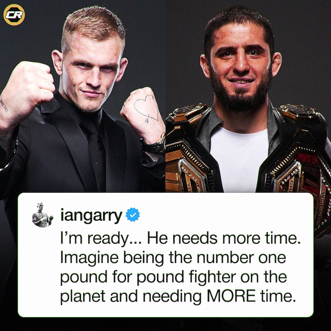 Ian Garry dan Islam Makhachev.