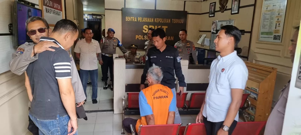 Kasurip diamankan di Mapolsekta Palaran untuk mempertanggungjawabkan perbuatannya karena telah membunuh kekasihnya.