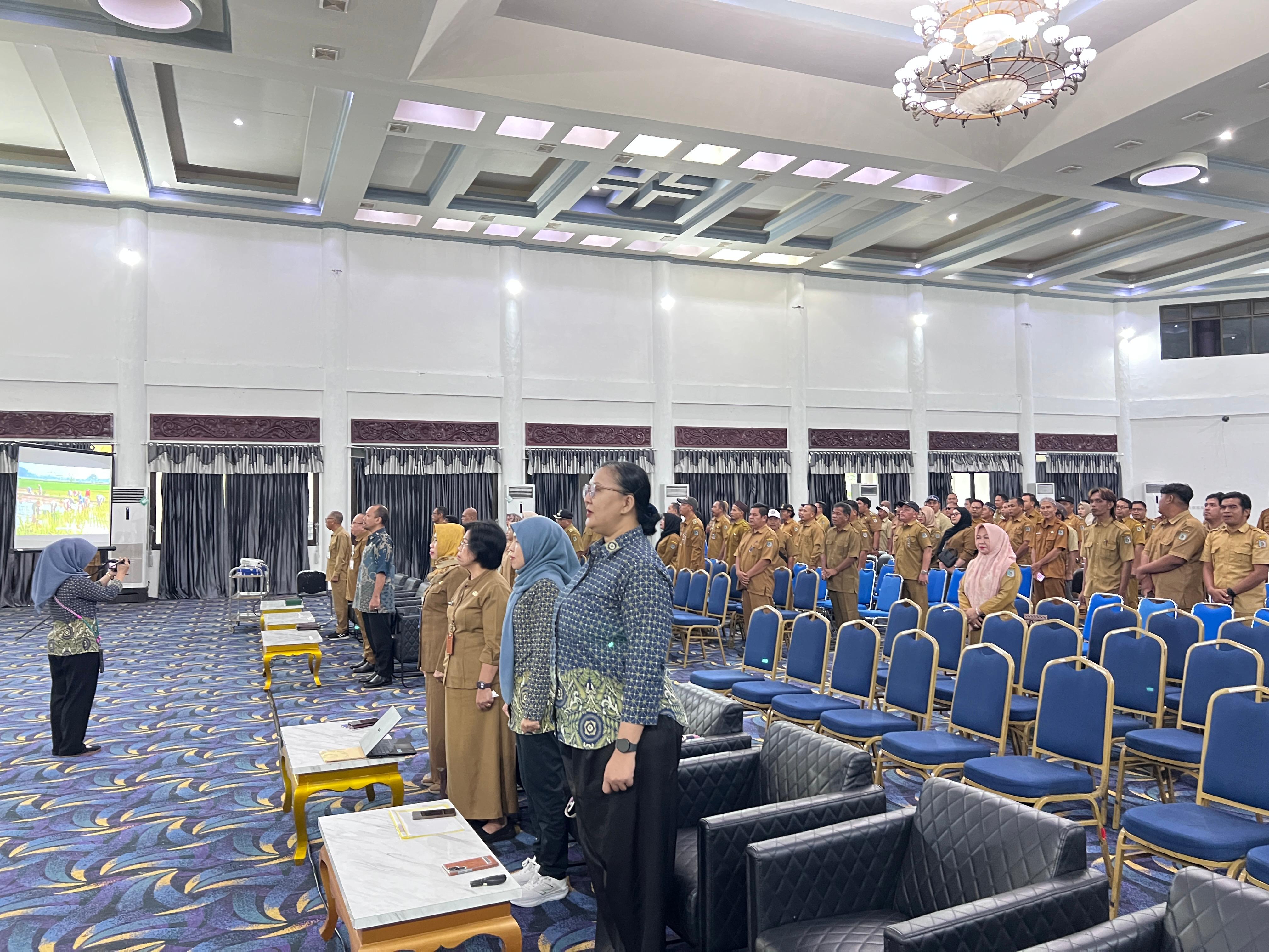 MATANGKAN: BPJS Kesehatan Balikpapan mengumpulkan camat hingga kepala desa di Paser untuk pendataan peserta JKN, Selasa, 3 Maret 2026. 