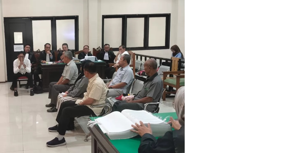 Sidang lanjutan kasus DBON Kaltim di Pengadilan Tipikor Samarinda, Selasa (3/3). 