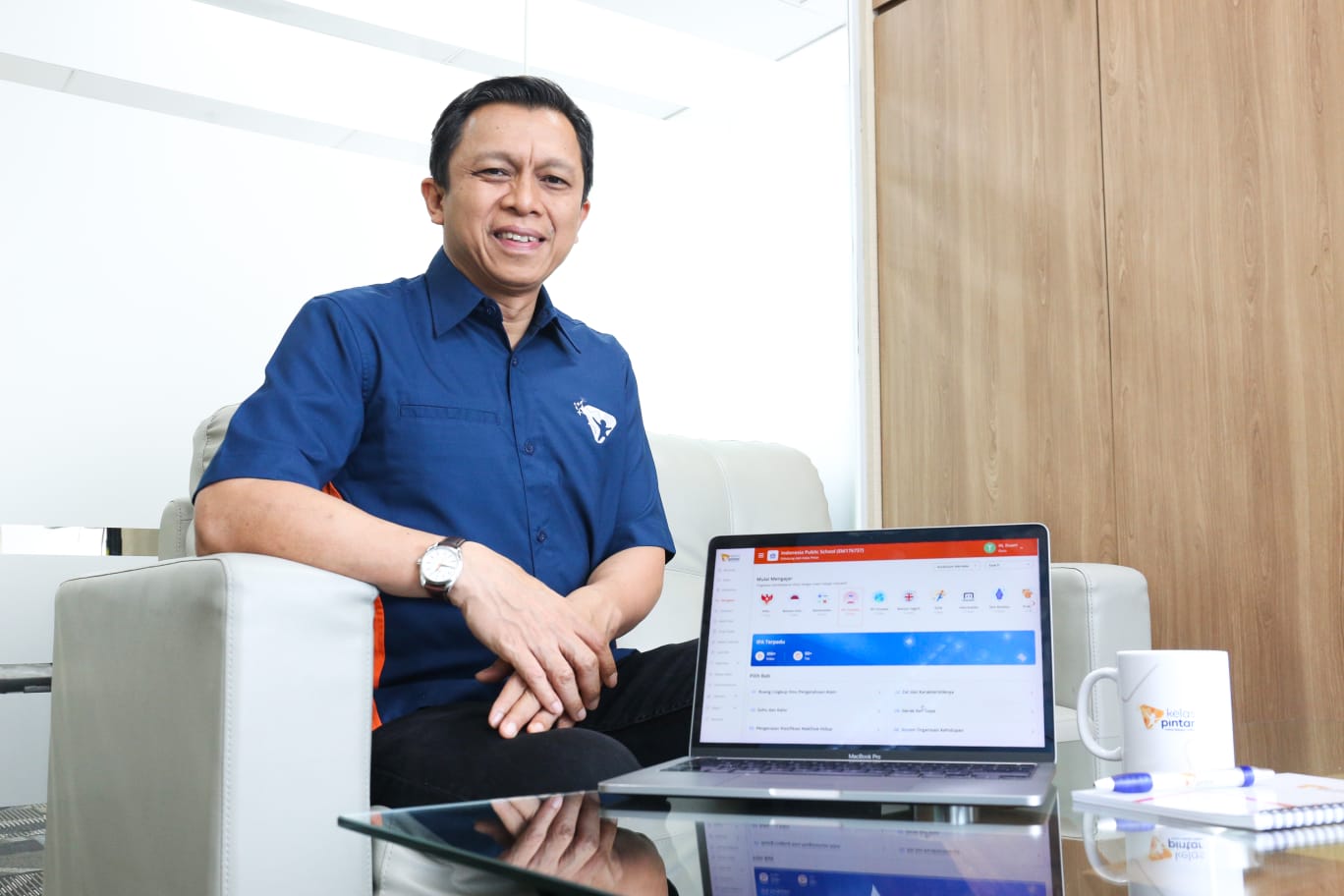 Founder dan CEO Kelas Pintar, Fernando Uffie