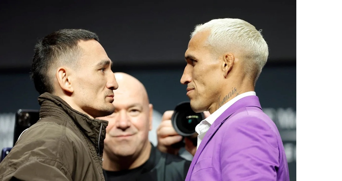 Max Holloway duel versus Charles Oliveira dalam perebutan sabuk BMF.