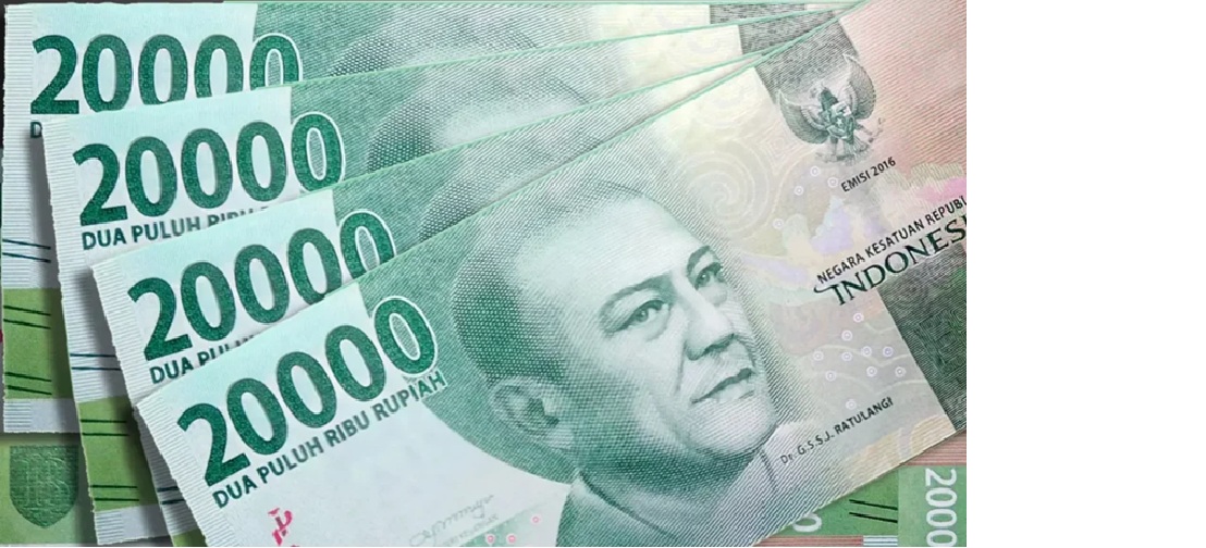 Uang pecahan 20 ribu.