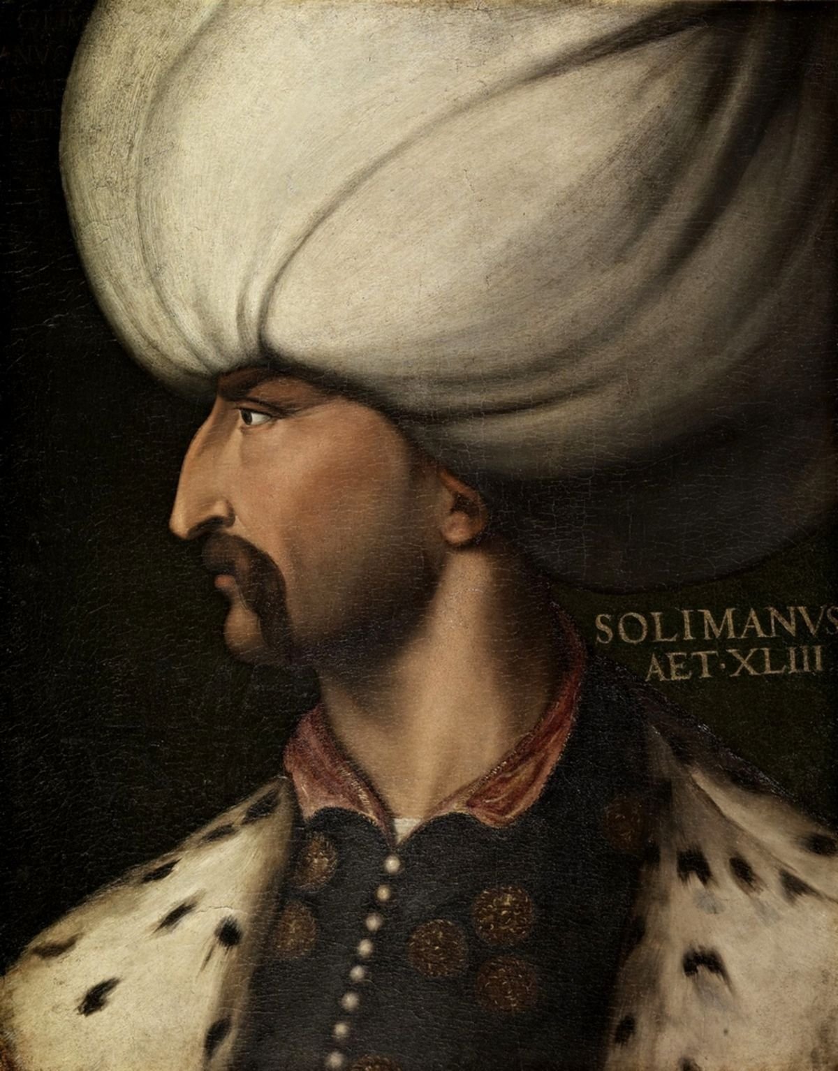 Sultan Suleiman Al-Qanuni dari Kesultanan Utsmaniyah (Ottoman).