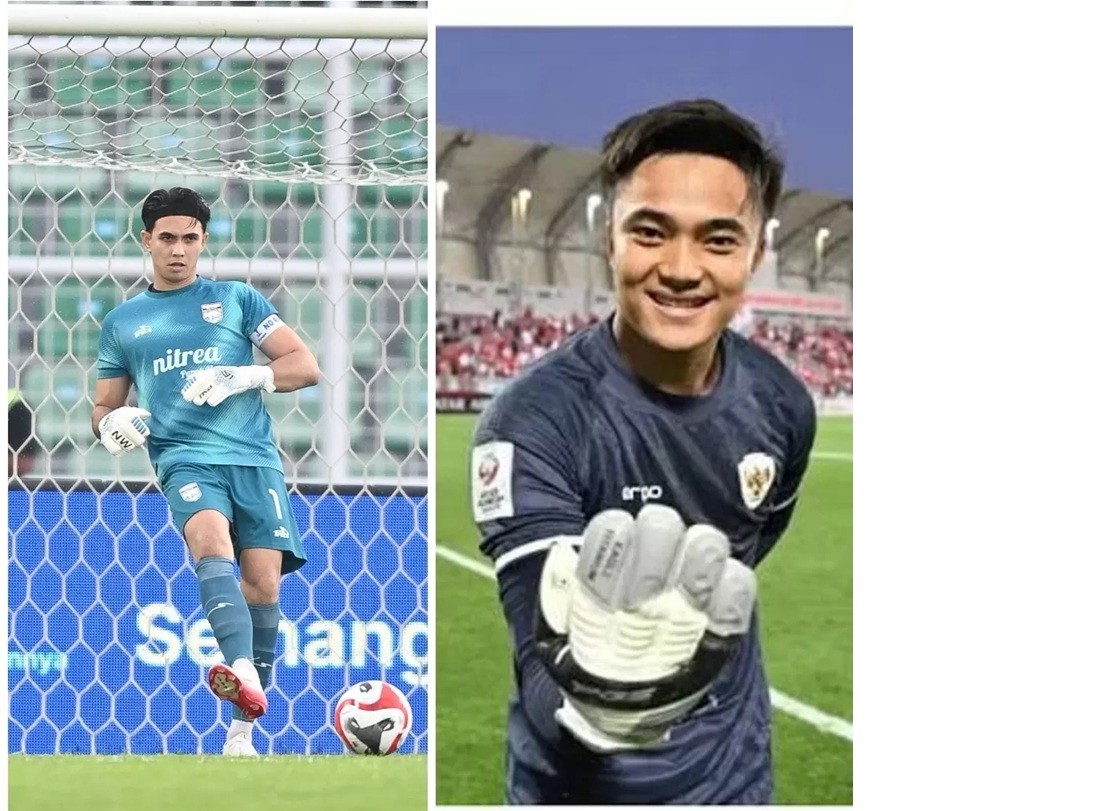 Duel panas dua kiper Timnas, Nadeo vs Ernando Ari di Stadion Segiri (7/3). Ajang unjuk gigi jelang pemanggilan skuad Garuda. 