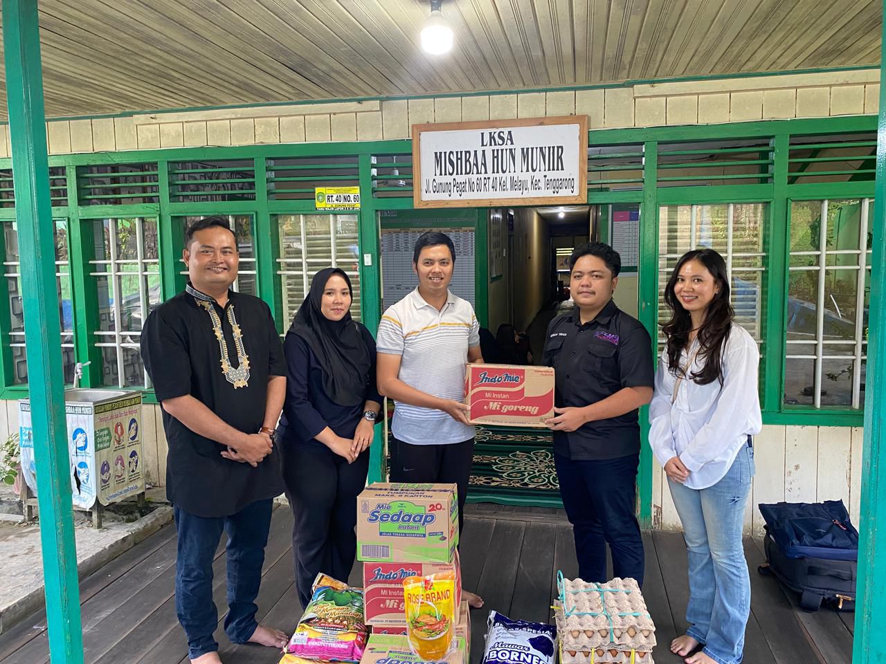 Bakti sosial SMSI bersama PWI dan JMSI Kukar (Istimewa)  