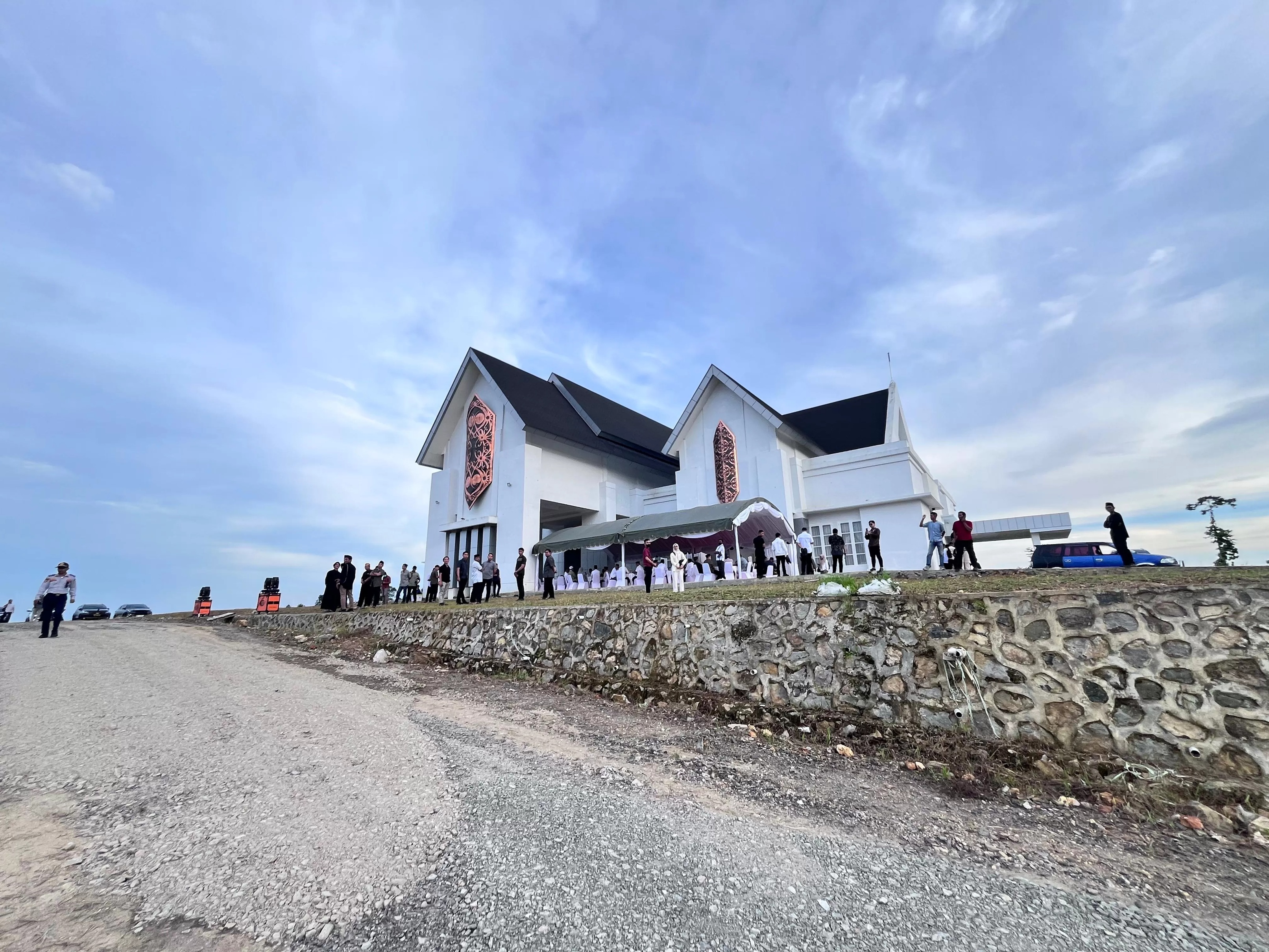 SEGERA DIRESMIKAN: Rumah jabatan Gubernur Kaltara telah rampung.