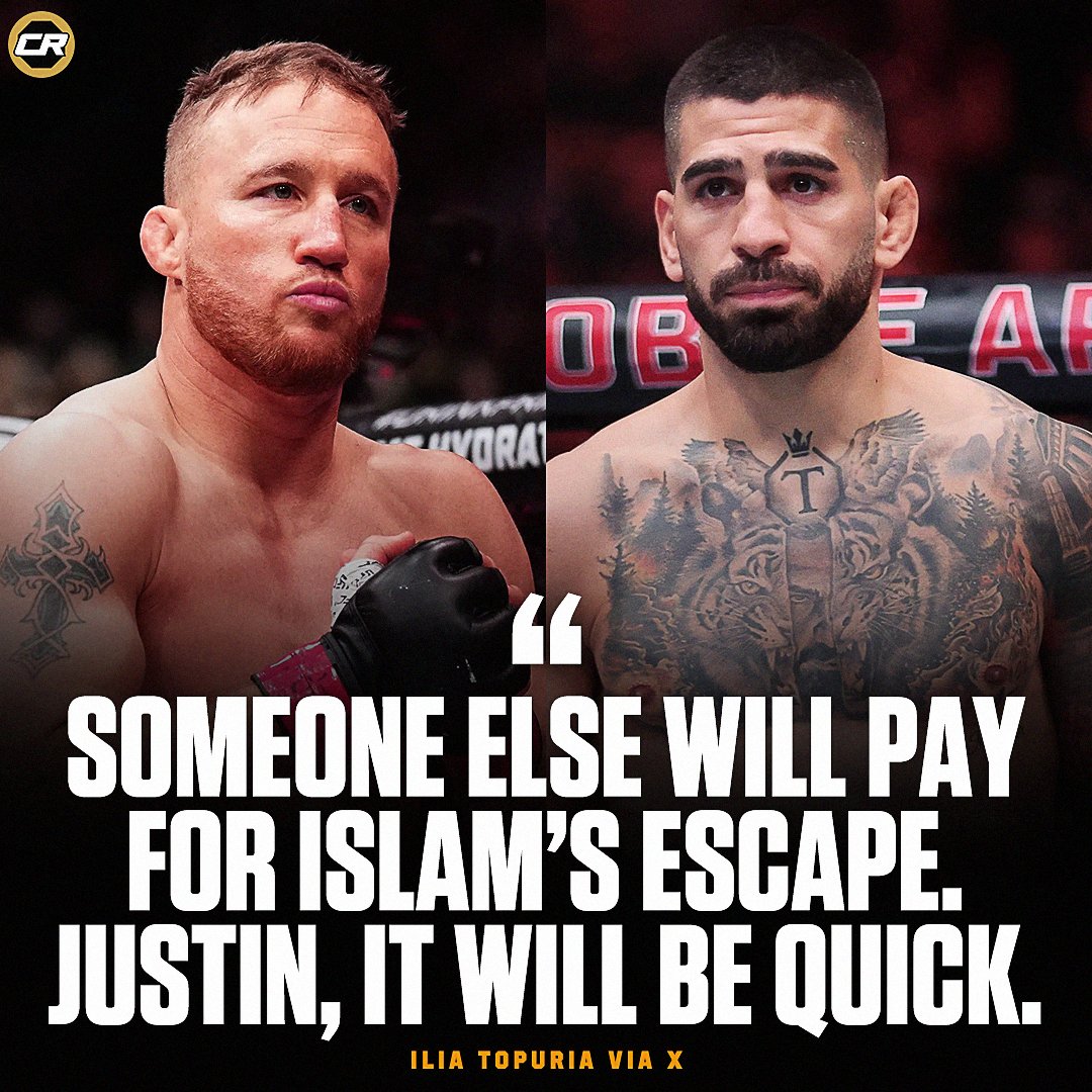 Justin Gaethje dan Ilia Topuria