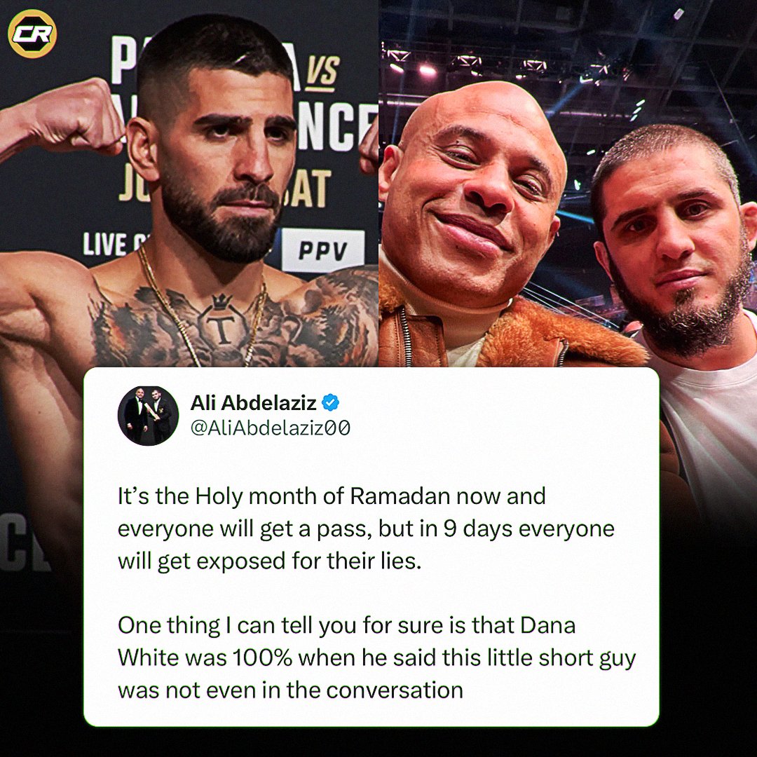 Ali dan Islam Makhachev (kanan) dan Ilia.