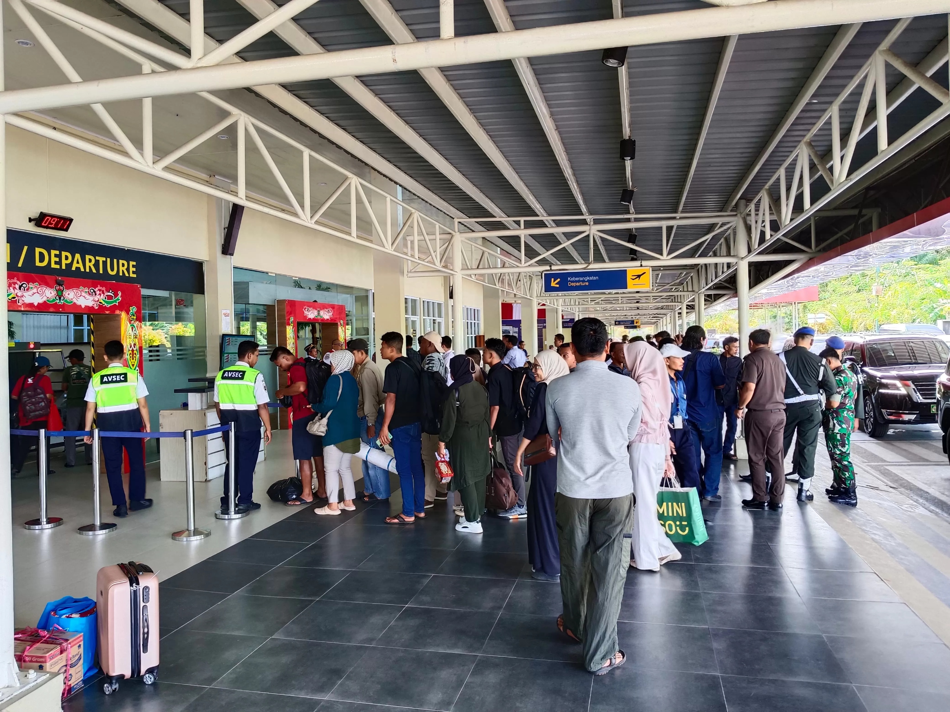 Suasana Bandara Haji Asan Sampit. (Akbar/Radar Sampit) 