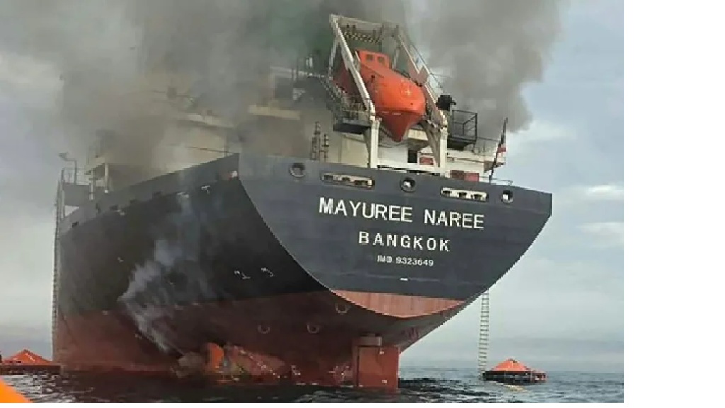 Kapal kargo Thailand.