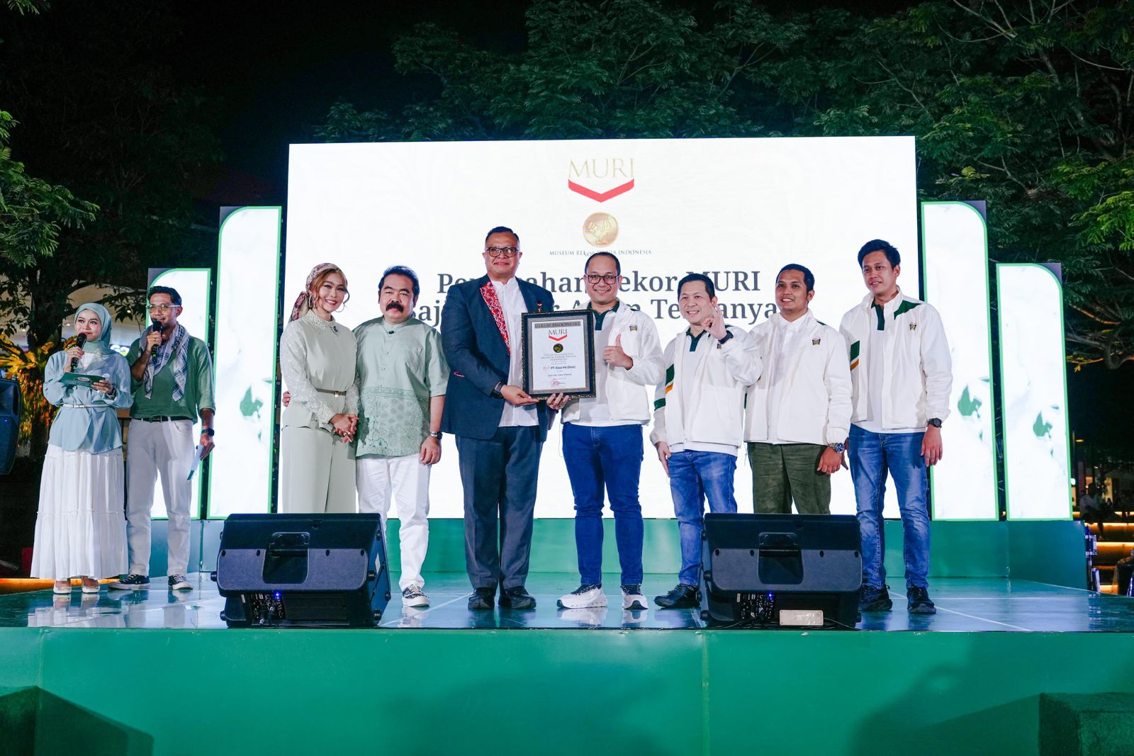 PECAH: Sasa Santan menggelar Sasa OPORasi Lebaran Food Festival di Q-Big BSD City, Tangerang, Banten, Minggu, 8 Maret 2026.