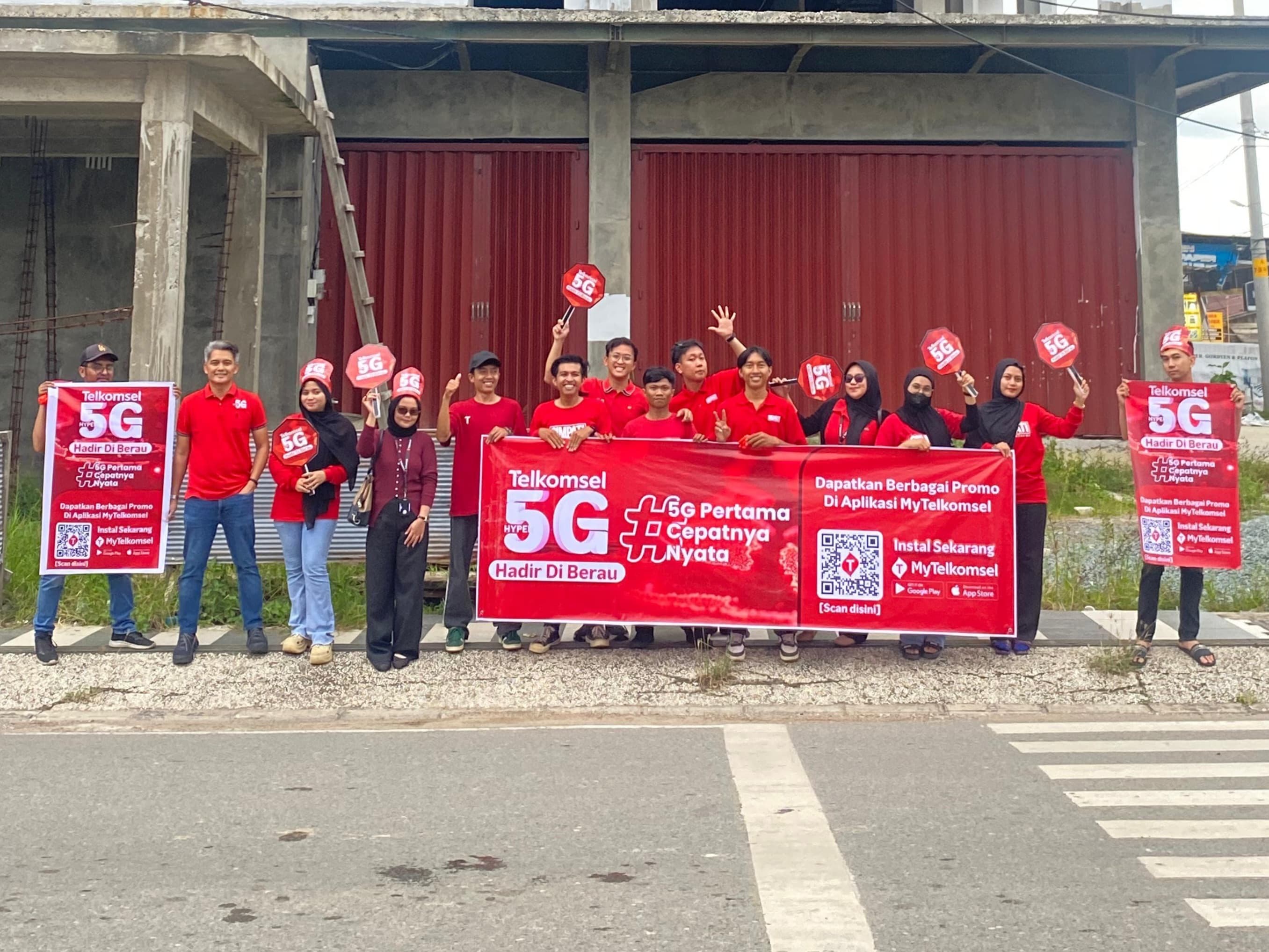 SEMAKIN LUAS: Hyper 5G Telkomsel kini hadir di Tanjung Redeb, Kabupaten Berau, Provinsi Kaltim. Juga di Kota Tarakan Provinsi Kaltara.