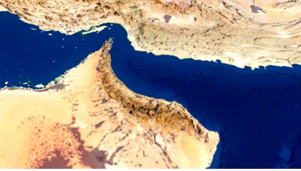 Ilustrasi Selat Hormuz.