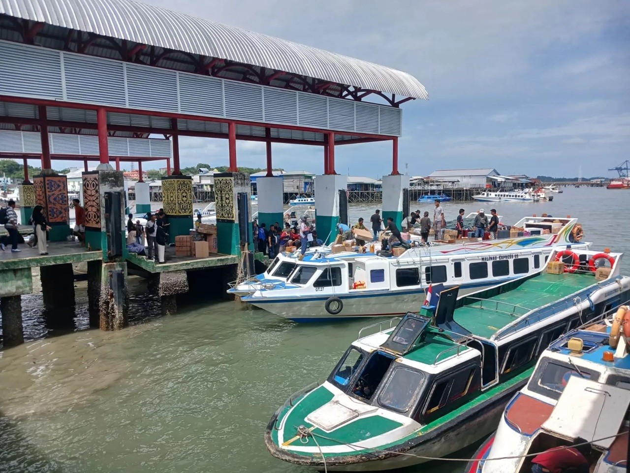 POTENSI MENINGKAT : Kondisi Pelabuhan Tengkayu I Tarakan. (AGUS DIAN ZAKARIA/RADAR TARAKAN) 