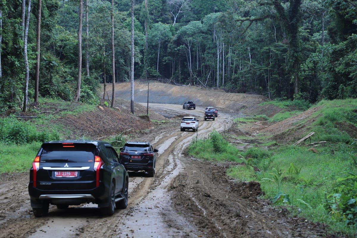 Rombongan Wagub ke Mahulu.