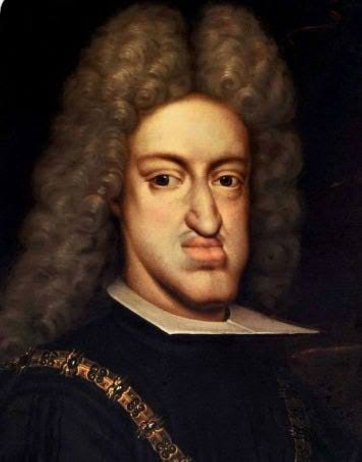 Charles II dari Spanyol dengan rahang menonjol yang berasal dari perkawinan sedarah dalam keluarga. (Wikimedia Commons)
