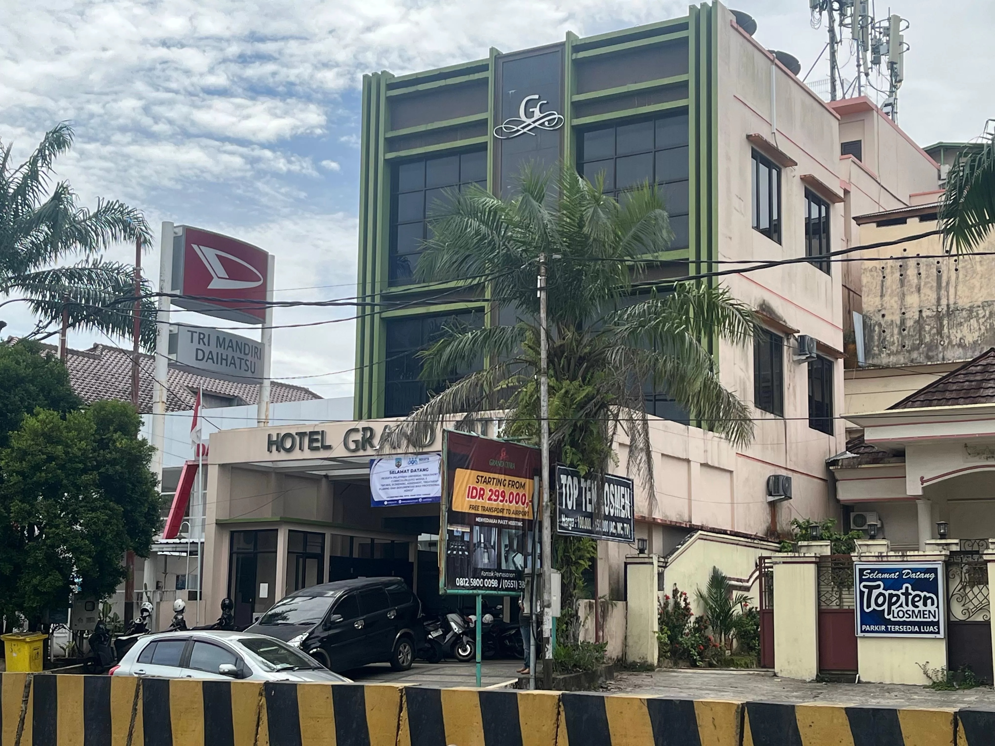 ALAMI PENURUNAN: Jumlah kunjungan wisatawan asing menurun drastis berdampak pada sektor perhotelan di wilayah Kaltara. (HRK) 