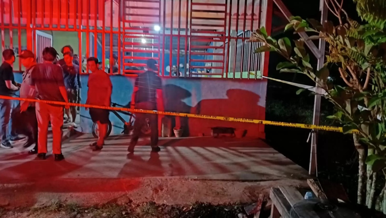 Seorang pria tewas dibacok di Tanah Grogot, Kabupaten Paser, Pelaku yang merupakan tukang cukur mengaku sakit hati setelah ditegur korban saat sedang minum di warung lapo. (IST)