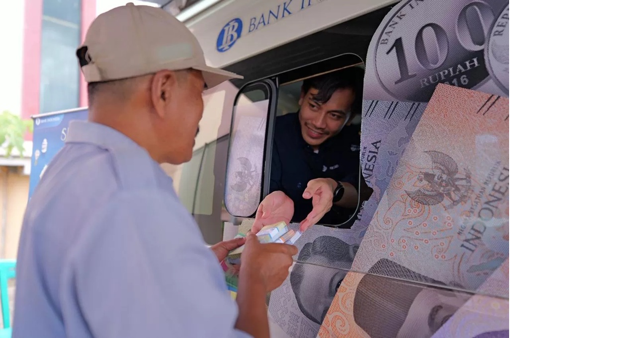 PENUKARAN : Realisasi penukaran uang baru menjelang Hari Raya Idulfitri 1447 Hijriah telah mencapai Rp 358,5 miliar hingga pekan ketiga Ramadan. (ISTIMEWA) 