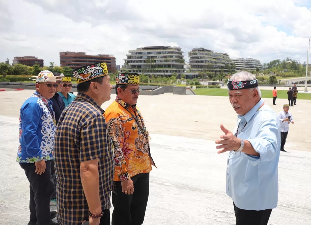 STRATEGIS: Kunjungan Wagub Kaltar ke IKN yang disambut langsung Kepala Otorita IKN. (DOK PRIBADI INGKONG ALA) 