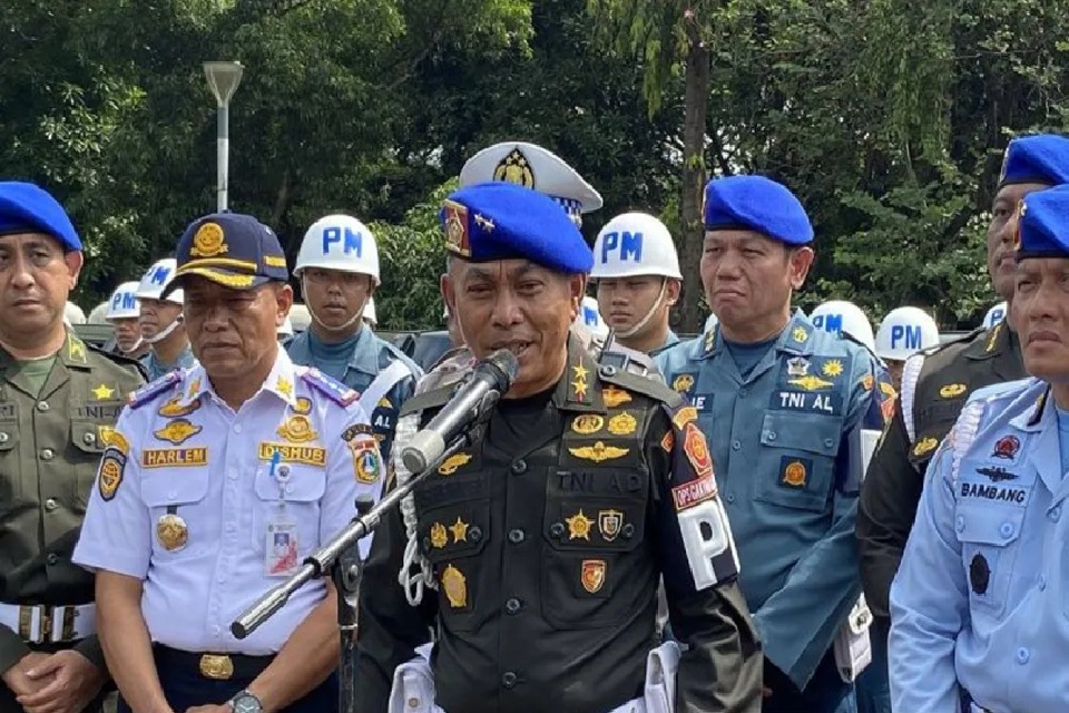Komandan Pusat Polisi Militer TNI Mayjen TNI Yusri Nuryanto. ANTARA/Fath Putra Mulya/am. 