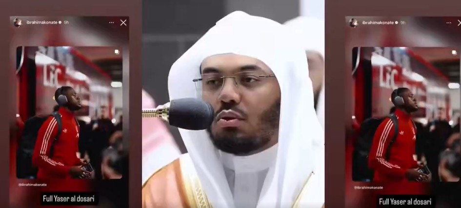 Konate dalam unggahan di media sosialnya.