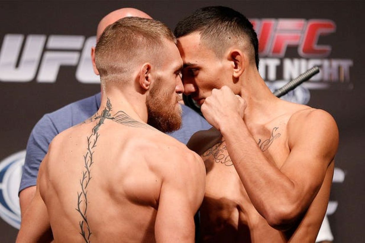 Conor dan Max dalam pertarungan pertama mereka di 2013 lalu.