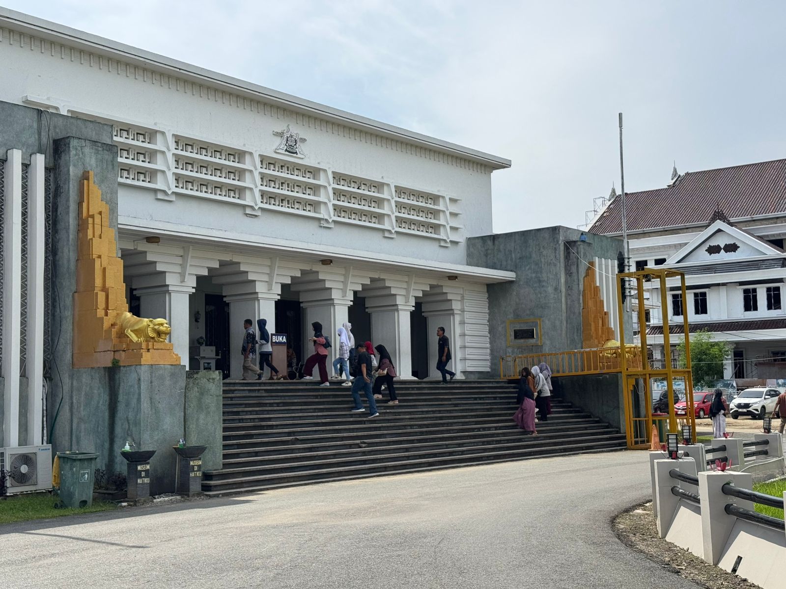 Museum Mulawarman Tenggarong saat hari pertama cuti bersama lebaran 2026 (Elmo/Prokal.co)  