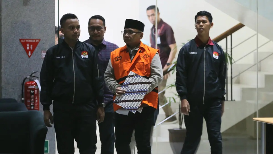 Tersangka kasus dugaan korupsi kuota haji dan penyelenggaraan ibadah haji Yaqut Cholil Qoumas 