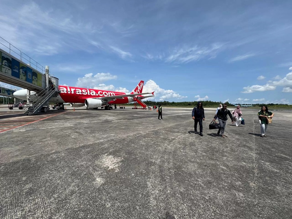 Bandara Juwata Tarakan terus berupaya mengejar rute internasional. (ELIAZAR/RADAR TARAKAN)