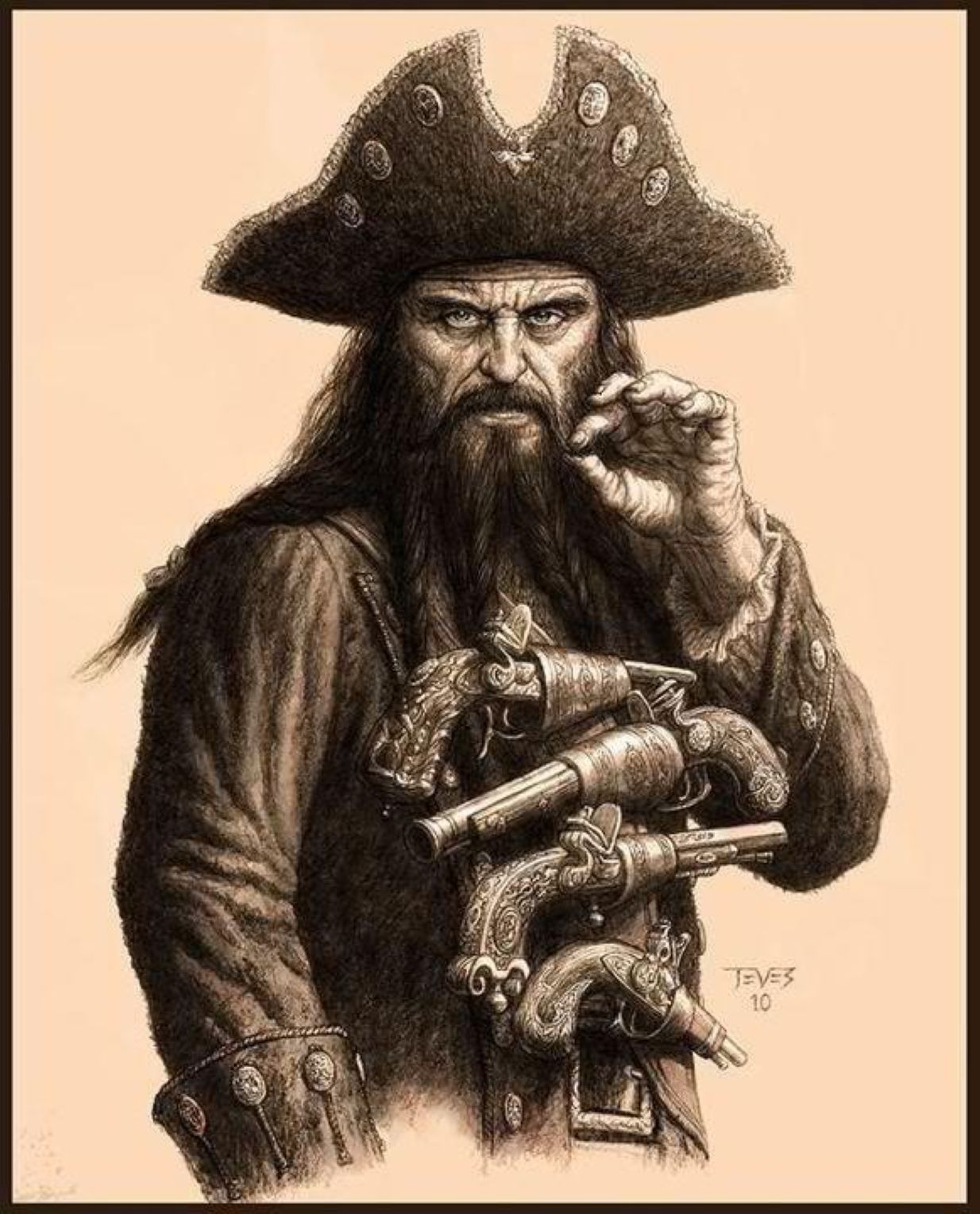 Edward "Blackbeard" Teach. (X)