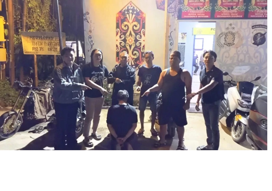 AV dibekuk anggota Unit Reskrim Polsekta Samarinda Ulu karena diduga menjambret seorang anak perempuan di Jalan Pangeran Antasari, Gang 3 Pajak. (ist) 