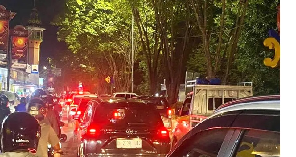 Kepadatan kendaraan di Samarinda.