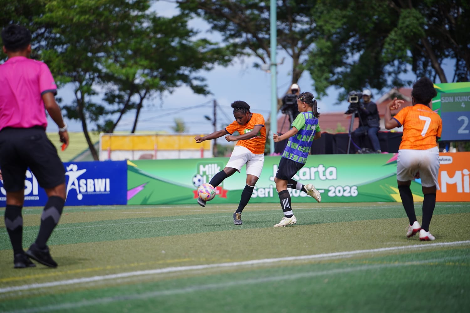 Perhelatan MilkLife Soccer Challenge (Istimewa)