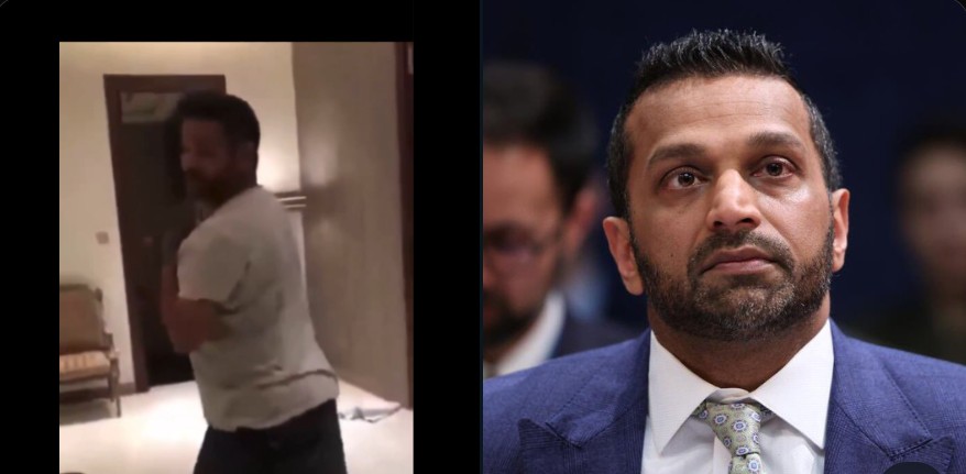 Video Kash Patel joget-joget. 