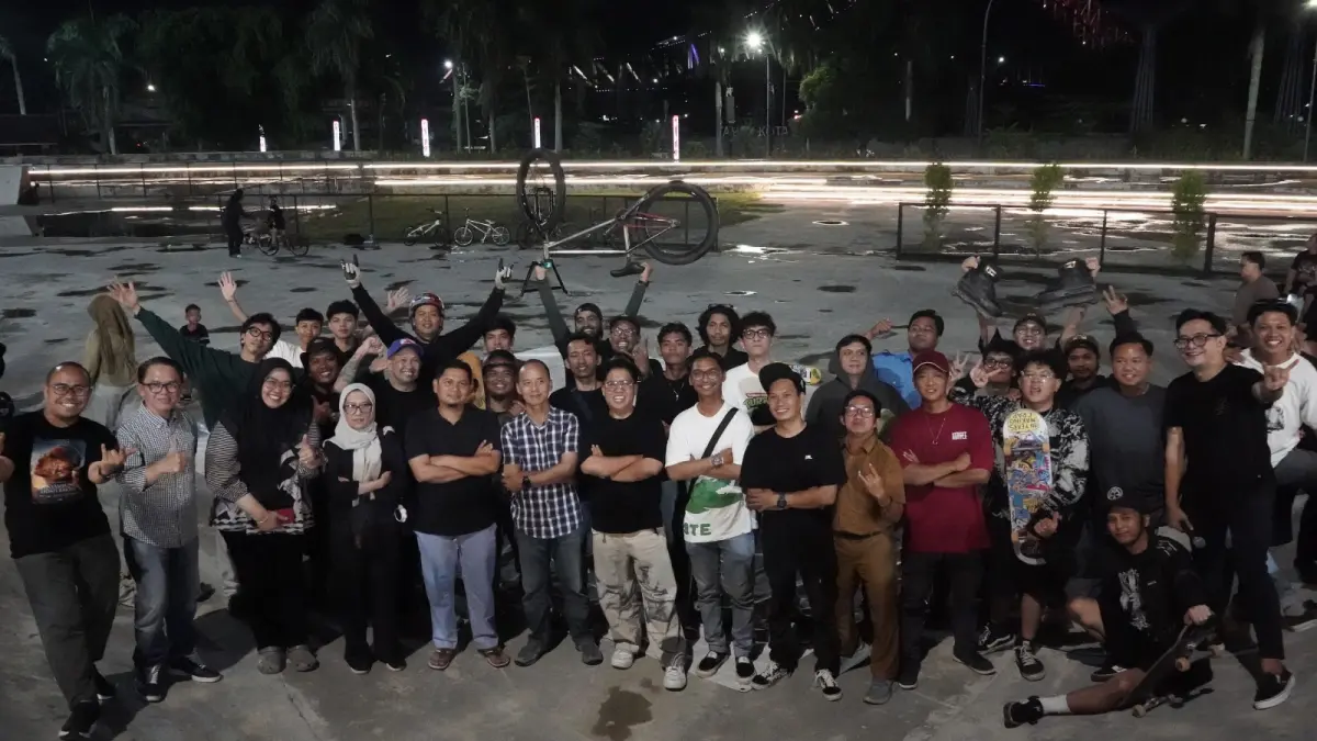 Pertemuan Wakil Bupati Kukar Rendi Solihin bersama komunitas extreme sport.